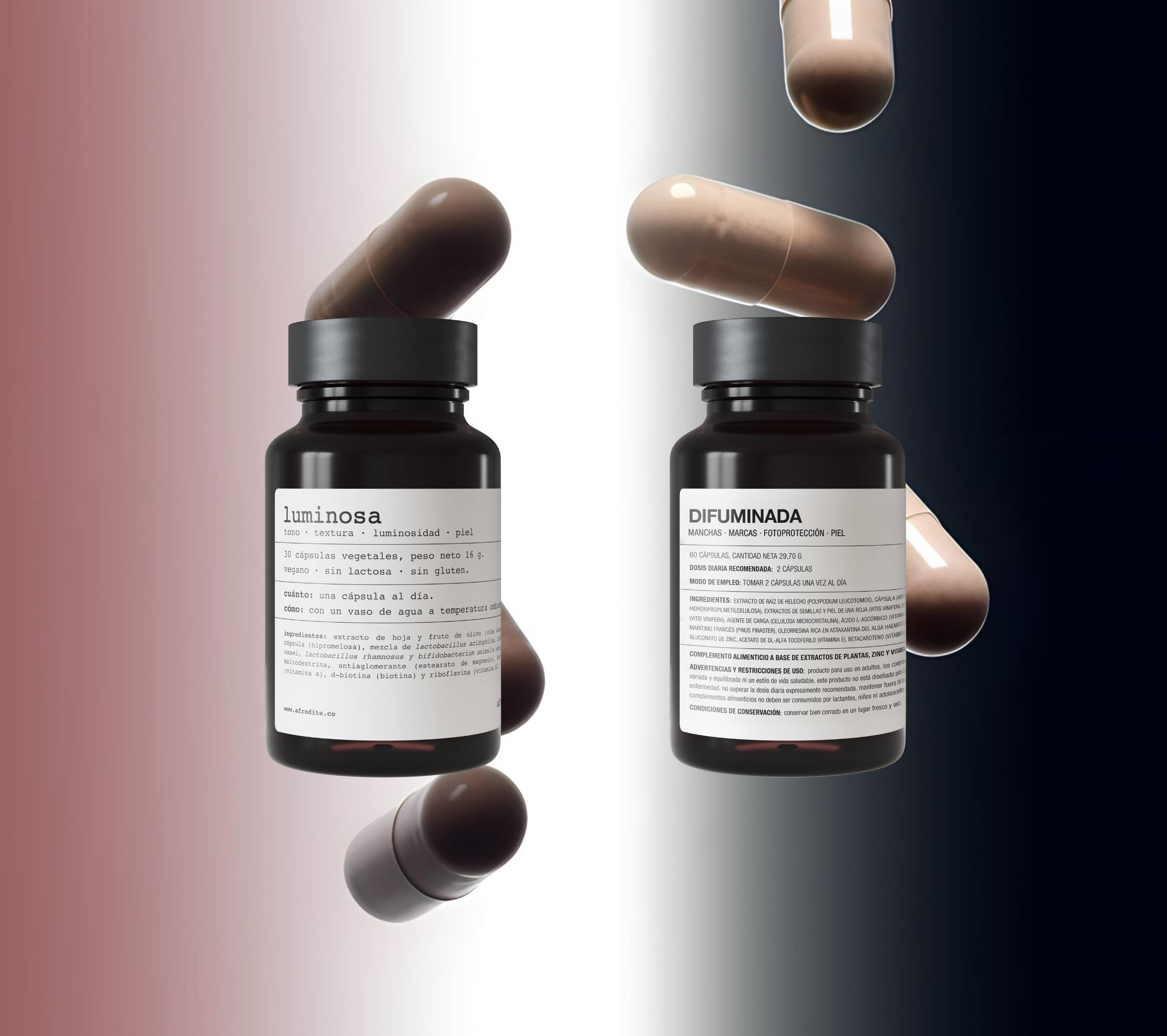 afrodite: cápsulas luminosa